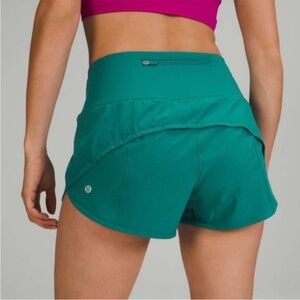 lululemon athletica “speed up” shorts